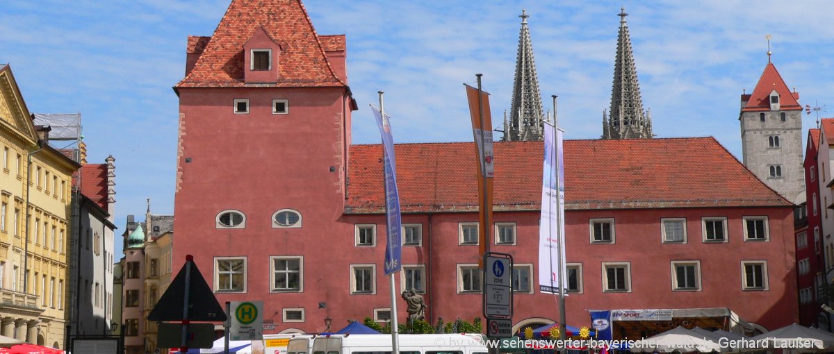 Haidplatz in Regensburg Treffpunkt und lecker Essen gehen